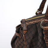 Celine Brown Macadam Monogram Tote Bag