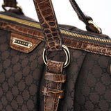 Celine Brown Macadam Monogram Tote Bag