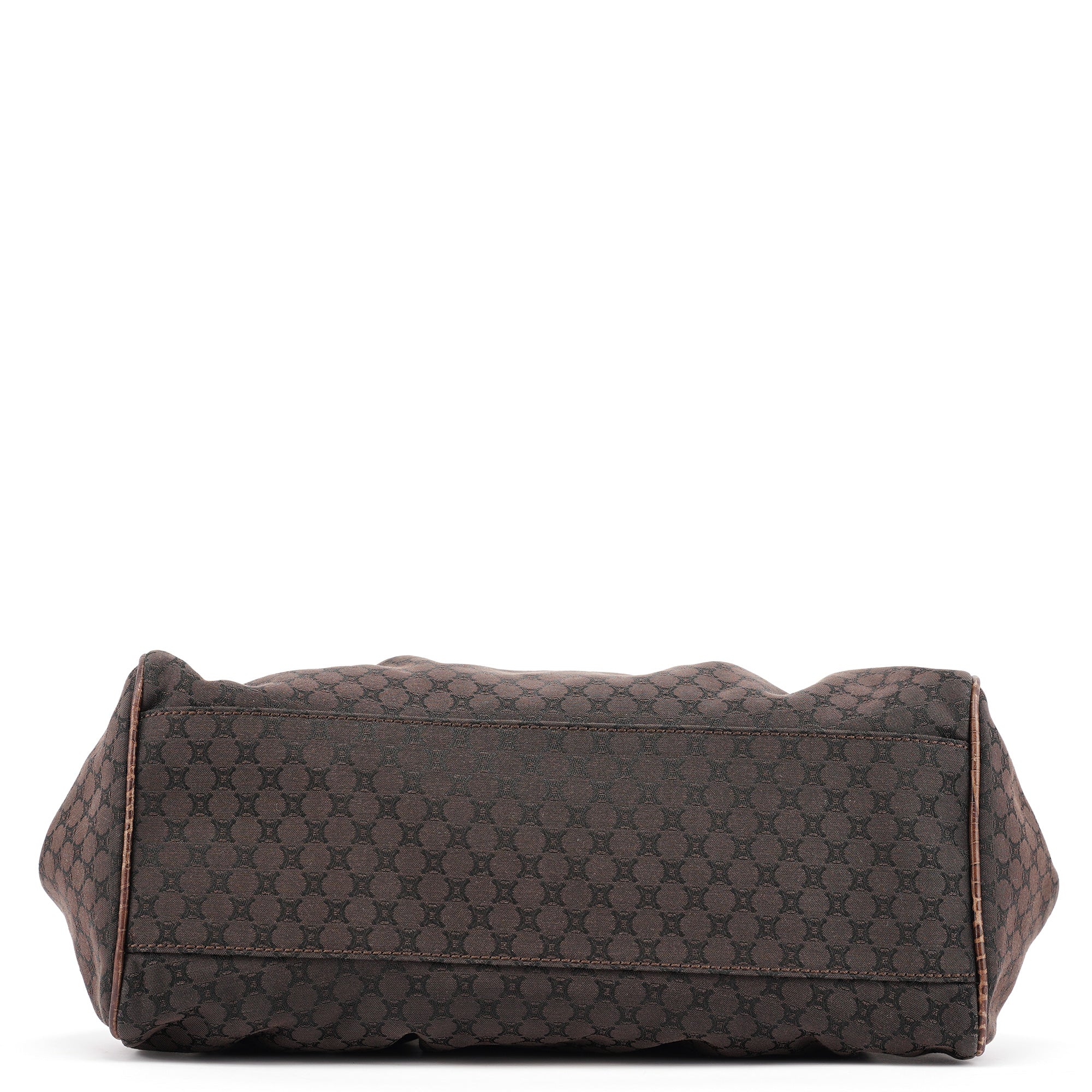Celine Brown Macadam Monogram Tote Bag
