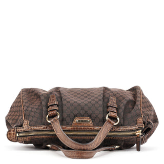 Celine Brown Macadam Monogram Tote Bag