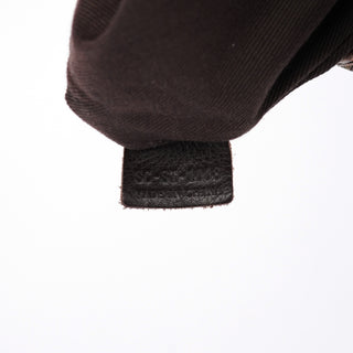 Celine Brown Macadam Shoulder Bag