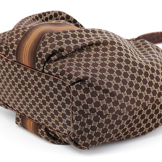 Celine Brown Macadam Shoulder Bag