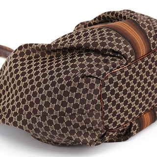 Celine Brown Macadam Shoulder Bag