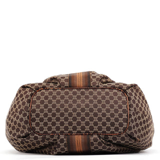 Celine Brown Macadam Shoulder Bag