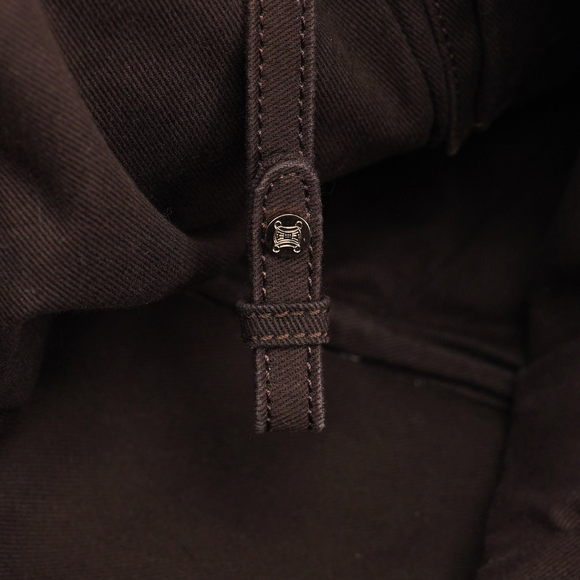 Celine Brown Monogram Bittersweet Shoulder Bag