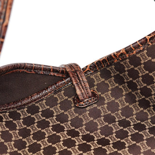 Celine Brown Monogram Bittersweet Shoulder Bag