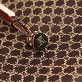 Celine Brown Monogram Bittersweet Shoulder Bag