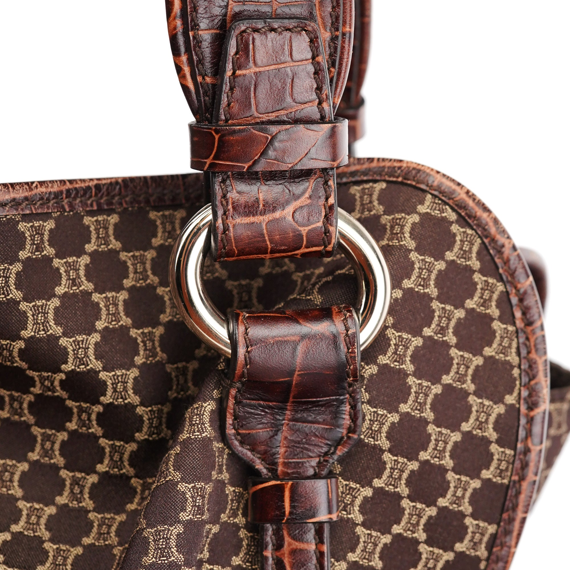 Celine Brown Monogram Bittersweet Shoulder Bag