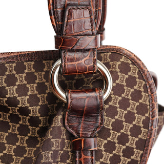 Celine Brown Monogram Bittersweet Shoulder Bag