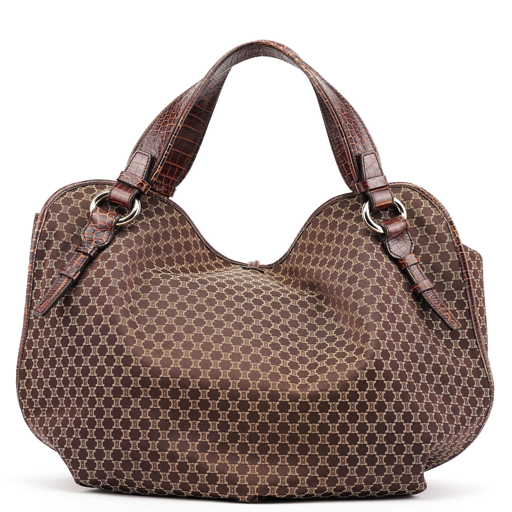 Celine Brown Monogram Bittersweet Shoulder Bag