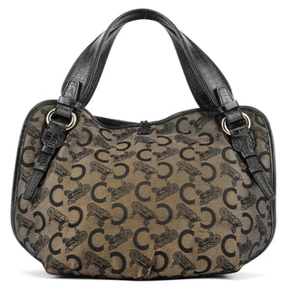 Celine Brown Monogram Bittersweet Shoulder Bag