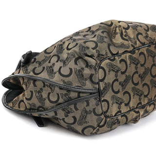 Celine Brown Monogram Canvas Bittersweet Shoulder Bag
