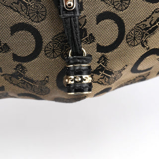 Celine Brown Monogram Canvas Bittersweet Shoulder Bag