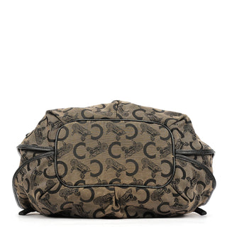 Celine Brown Monogram Canvas Bittersweet Shoulder Bag