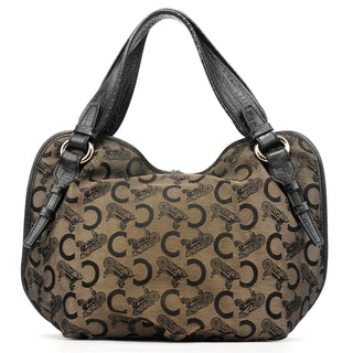 Celine Brown Monogram Canvas Bittersweet Shoulder Bag