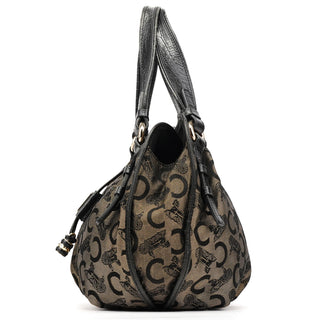 Celine Brown Monogram Canvas Bittersweet Shoulder Bag