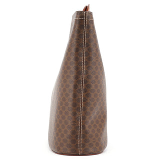 Celine Brown Monogram Round Handle Bag