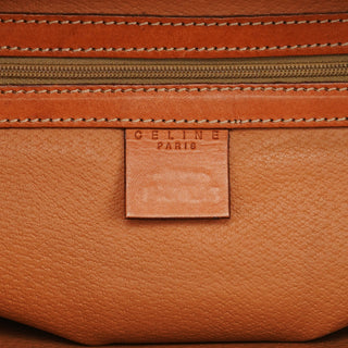 Celine Brown Monogram Round Handle Bag