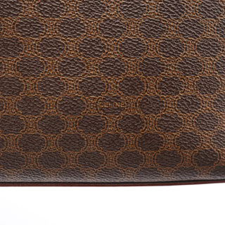 Celine Brown Monogram Round Handle Bag
