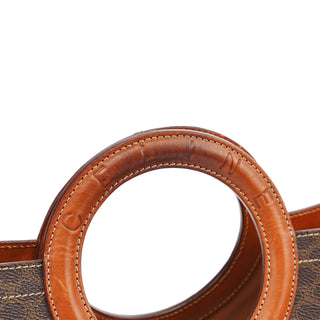 Celine Brown Monogram Round Handle Bag