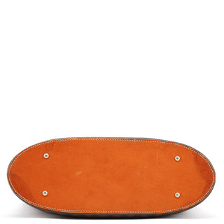 Celine Brown Monogram Round Handle Bag