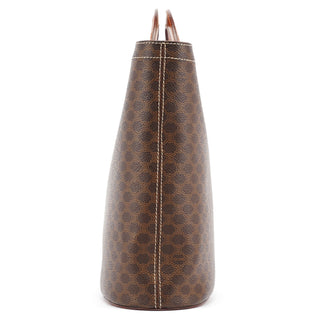 Celine Brown Monogram Round Handle Bag