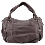 Celine Sac porté épaule en cuir grainé marron
