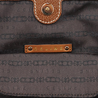 Celine Brown Quilted Calfskin Bittersweet Bag