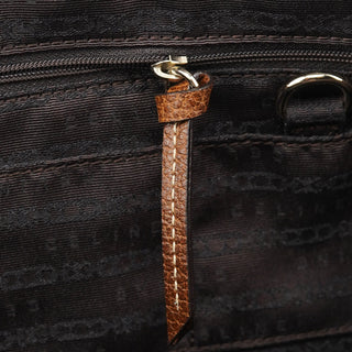 Celine Brown Quilted Calfskin Bittersweet Bag