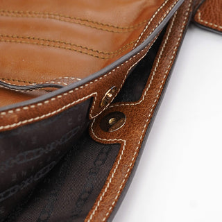 Celine Brown Quilted Calfskin Bittersweet Bag