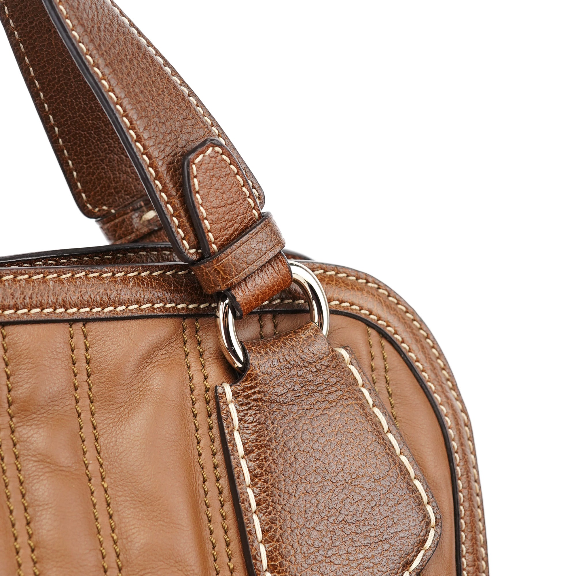 Celine Sac Bittersweet en cuir de veau matelassé marron