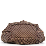 Celine Bittersweet Schultertasche aus braunem Triomphe Canvas