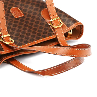 Celine Brown Triumphe Monogram Tote Bag