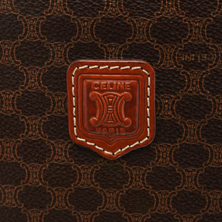 Celine Brown Triumphe Monogram Tote Bag