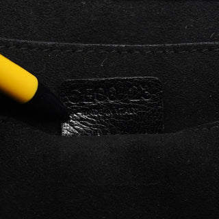 Celine Brown White Boogie Calfhair Tote Bag