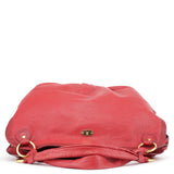 Celine Bittersweet Schultertasche aus Leder in Bordeaux