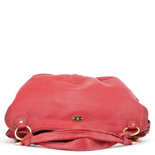 Celine Burgundy Leather Bittersweet Shoulder Bag