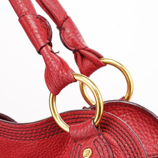 Celine Burgundy Leather Bittersweet Shoulder Bag