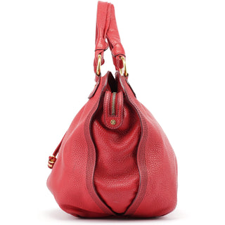 Celine Burgundy Leather Bittersweet Shoulder Bag