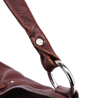 Celine Burgundy Leather Bittersweet Shoulder Bag