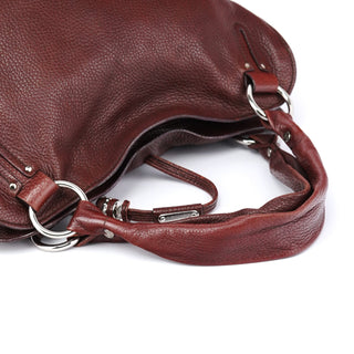 Celine Burgundy Leather Bittersweet Shoulder Bag