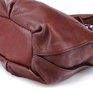 Celine Burgundy Leather Bittersweet Shoulder Bag