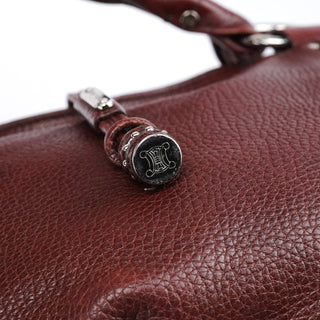 Celine Burgundy Leather Bittersweet Shoulder Bag