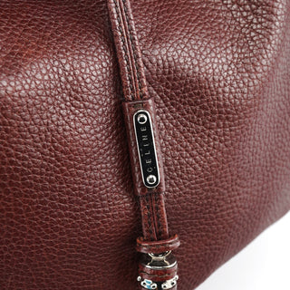 Celine Burgundy Leather Bittersweet Shoulder Bag