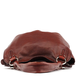 Celine Burgundy Leather Bittersweet Shoulder Bag