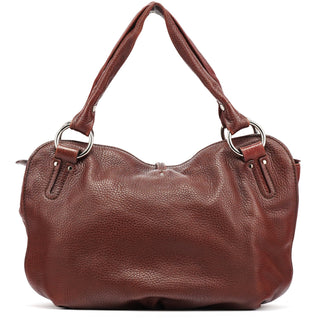 Celine Burgundy Leather Bittersweet Shoulder Bag