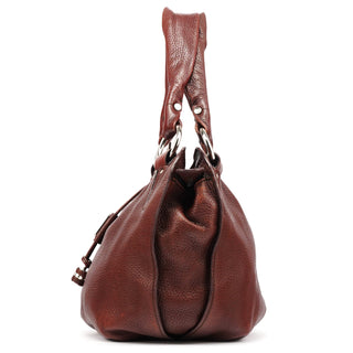 Celine Burgundy Leather Bittersweet Shoulder Bag