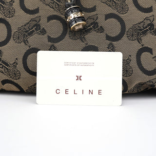 Celine C Monogram Leather Bittersweet Bag