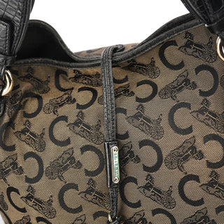 Celine C Monogram Leather Bittersweet Bag