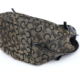 Celine C Monogram Leather Bittersweet Bag